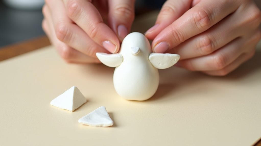 attach wings and base