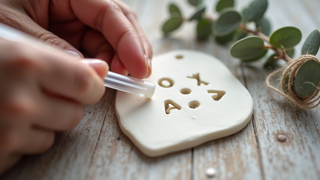 create holes using straw