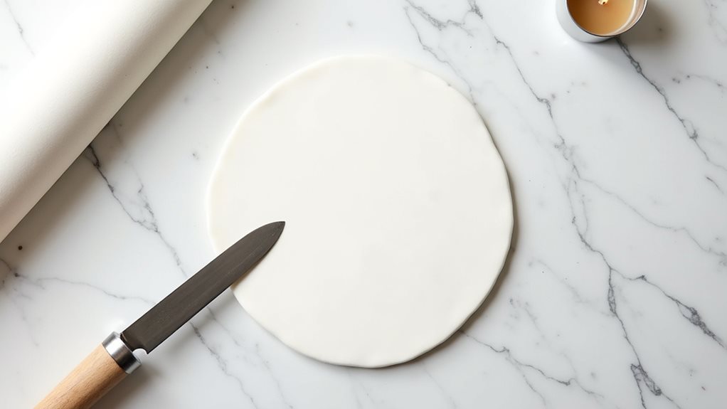 cutting base from clay