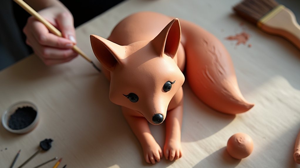 add eyes and mouth details