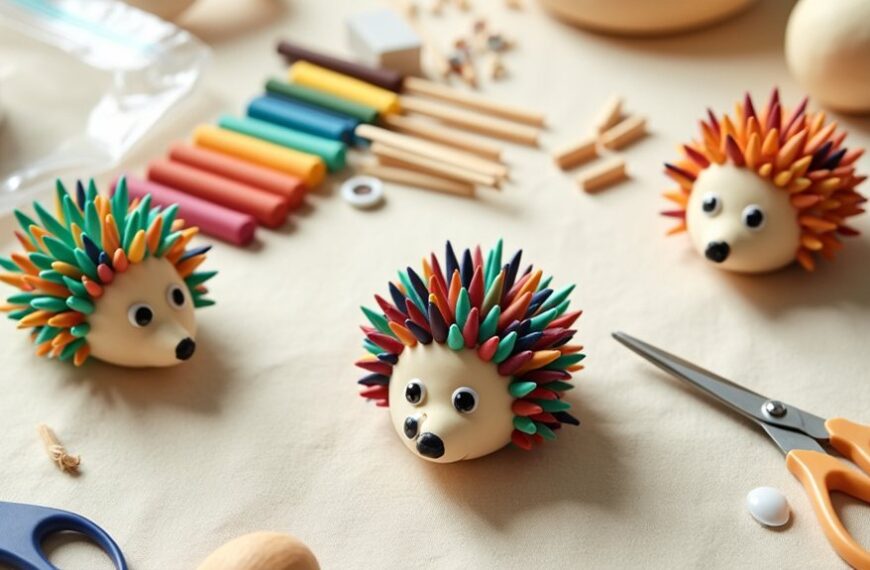 air dry clay hedgehogs guide