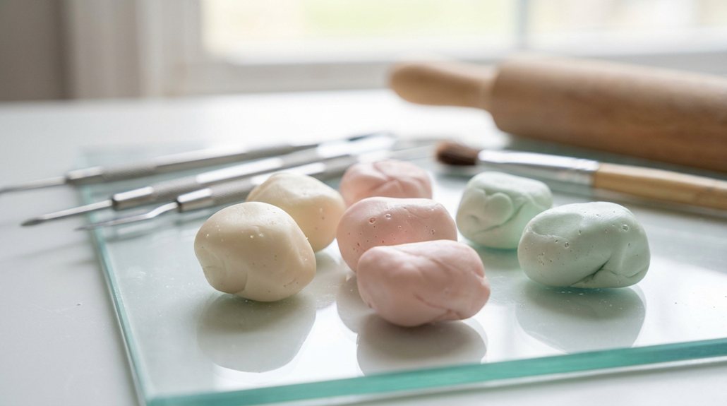 delicate porcelain clay options