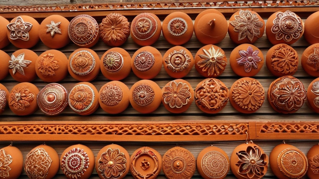 Photo clay ornaments