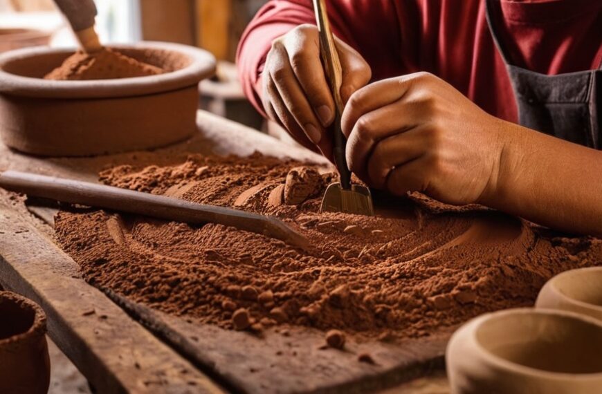 Photo clay crafting