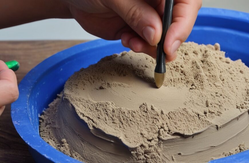 Photo air dry clay sculpting