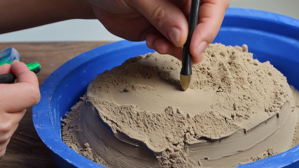 Photo air dry clay sculpting