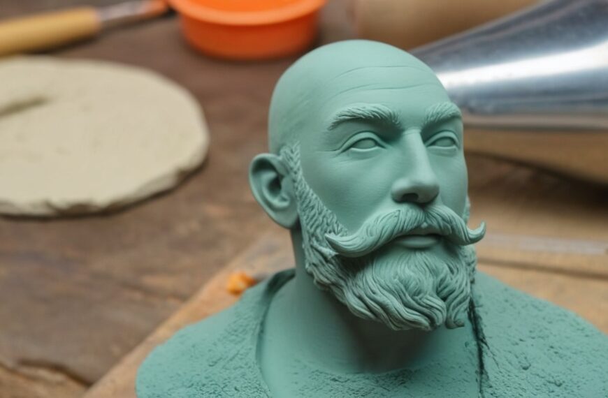 Photo air dry clay sculpting