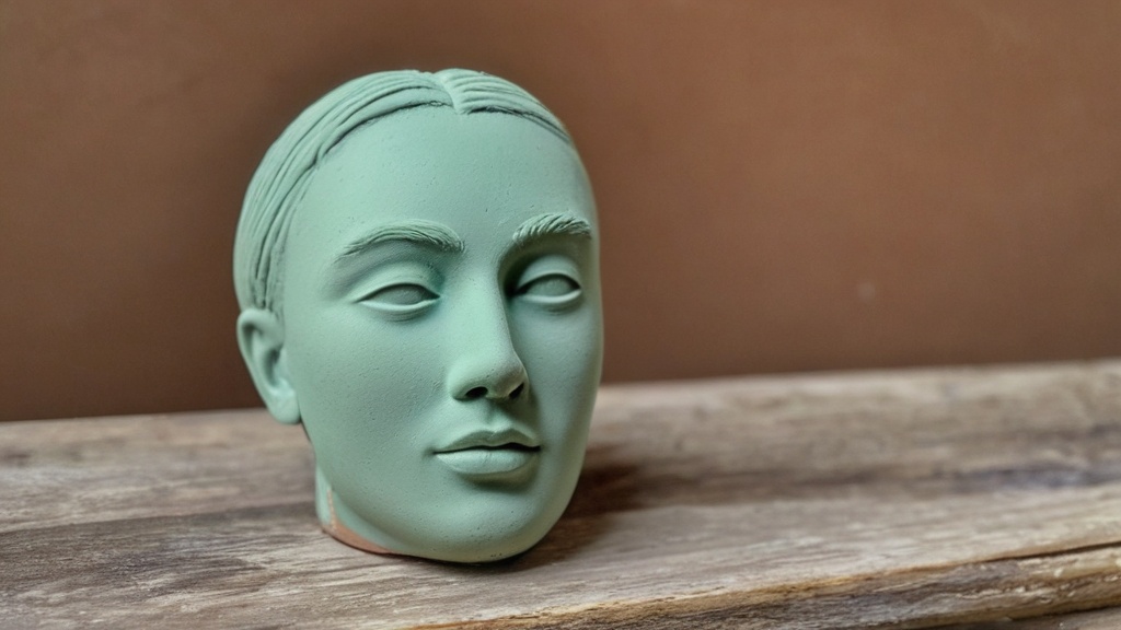 Photo air dry clay sculpting