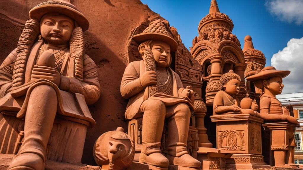 clay sculptures