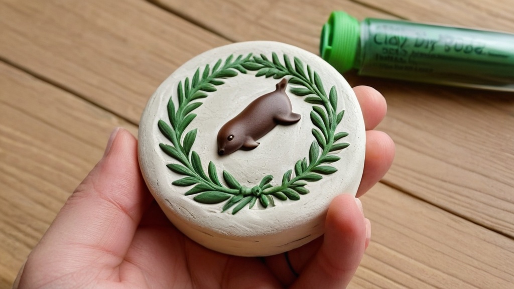 Photo seal air dry clay mod podge