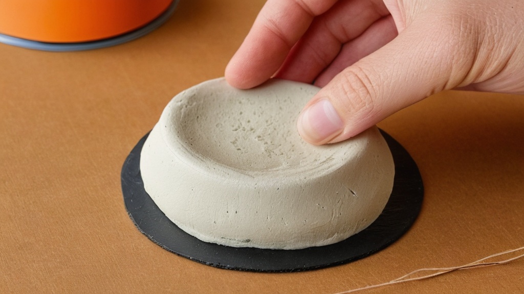 seal air dry clay mod podge