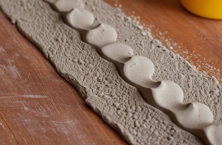 Photo air dry clay texture techniques
