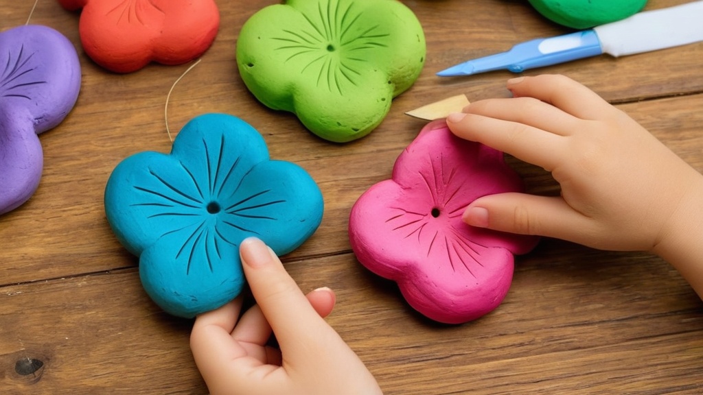 Photo air dry clay crafts kids