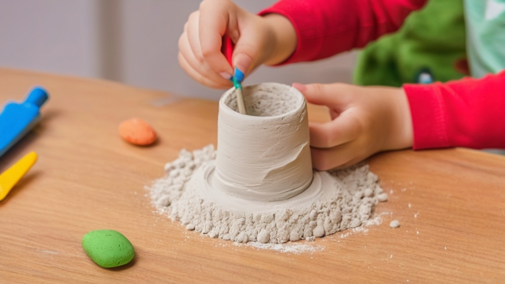 Photo air dry clay crafts kids