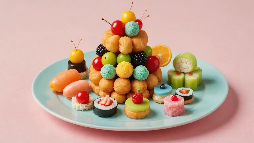 tiny edible art creations