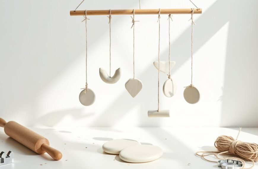 creative clay hanging decorations