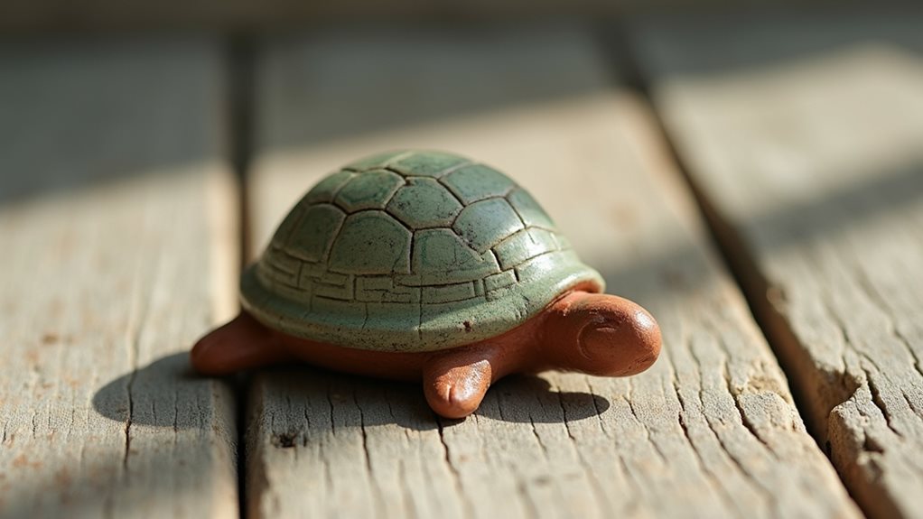 decorative turtle sculpture piece