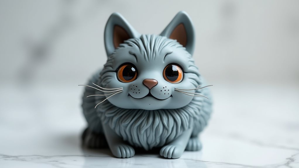 elegant blue british shorthair