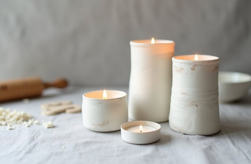 elegant candle display accessories