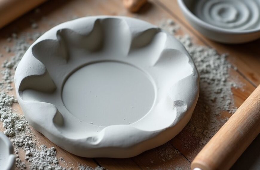 handcrafted air dry ashtray