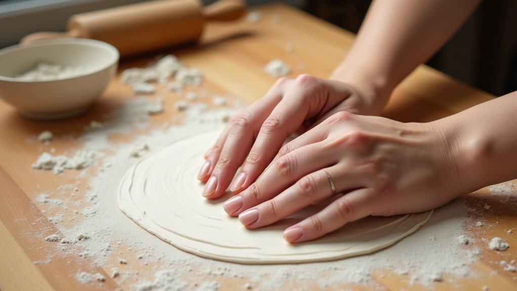 knead clay until soft