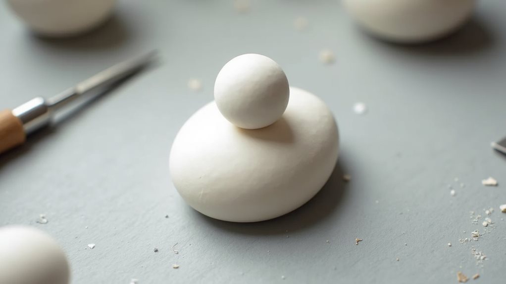 mold primary clay shapes