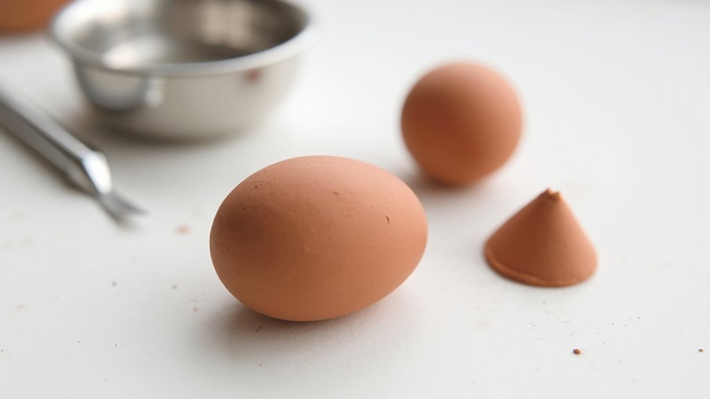 shape clay into forms