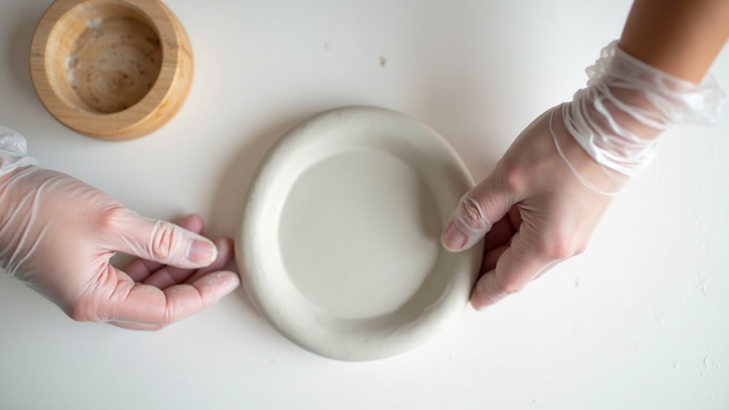 shape the oval base