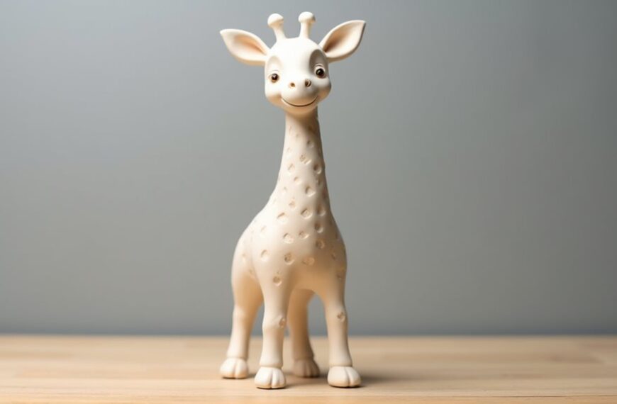 tall artistic giraffe figure